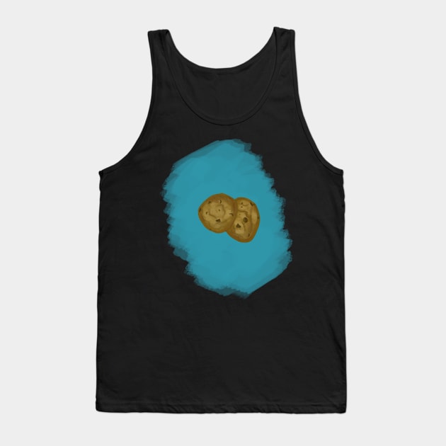 Chocolate Chip Cookies Tank Top by tesiamarieart